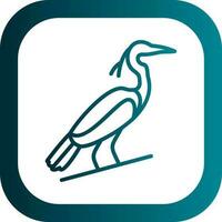 Heron Vector Icon Design