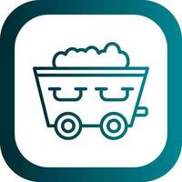 Trolley Vector Icon Design