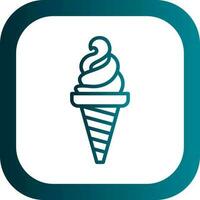 diseño de icono de vector de helado