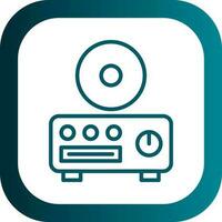 CD player Vector Icon Design