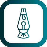 Lava lamp Vector Icon Design