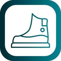 Snow boot Vector Icon Design