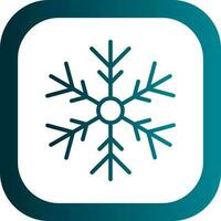 Snowflake Vector Icon Design