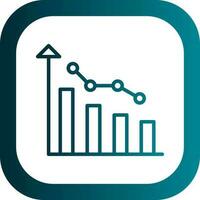 Graph Vector Icon Design