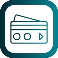 Debit card Vector Icon Design