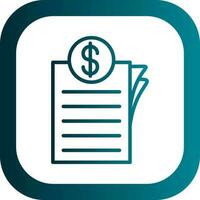 Invoice Vector Icon Design