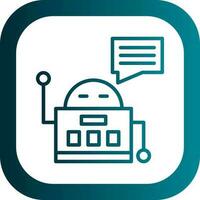 Chatbot Vector Icon Design