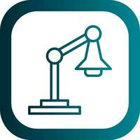Desk lamp Vector Icon Design