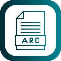 Arc Vector Icon Design