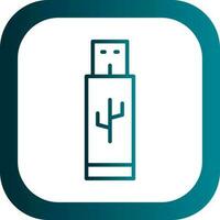 Pendrive Vector Icon Design