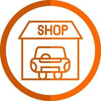 Car shop Vector Icon Design