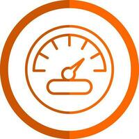 Speedometer Vector Icon Design