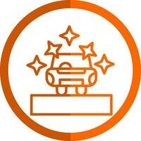 Car showroom Vector Icon Design