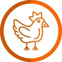 diseño de icono de vector de pollo