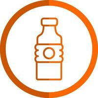 Water bottle Vector Icon Design