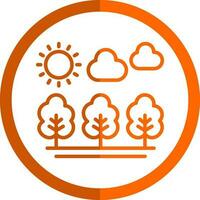 Forest Vector Icon Design