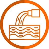 Waste water Vector Icon Design