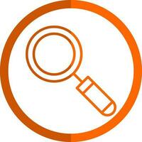 Magnifying glass Vector Icon Design