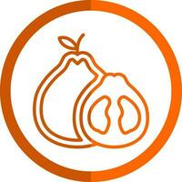 Pomelo Vector Icon Design