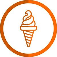Ice cream Vector Icon Design
