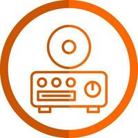 CD player Vector Icon Design