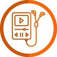 Walkman Vector Icon Design