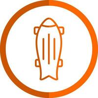 Skateboard Vector Icon Design