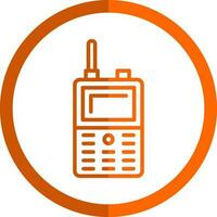 Walkie talkie Vector Icon Design