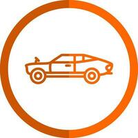 Old car Vector Icon Design