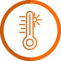 Thermometer Vector Icon Design