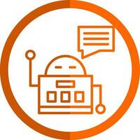 Chatbot Vector Icon Design