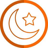 Moon Vector Icon Design