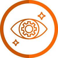 diseño de icono de vector de ojo