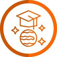 Graduation hat Vector Icon Design