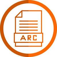 Arc Vector Icon Design