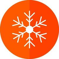 diseño de icono de vector de copo de nieve