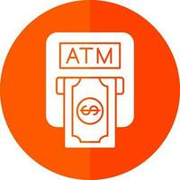 Atm machine Vector Icon Design