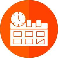 diseño de icono de vector de horario