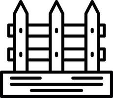 Fence Vector Icon Design