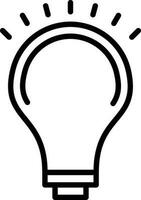 Light Bulb Vector Icon Design