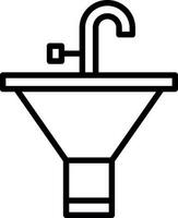 baño lavabo vector icono diseño
