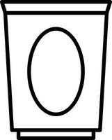 Dustbin Vector Icon Design