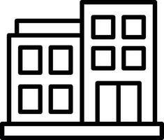 Hospital building Vector Icon Design