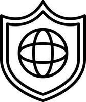 Global protection Vector Icon Design