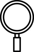 Magnifying glass Vector Icon Design