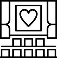 diseño de icono de vector de corazón