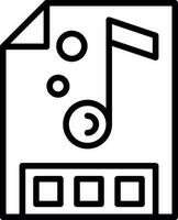 Music file Vector Icon Design