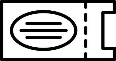 Ticket Vector Icon Design