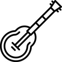 diseño de icono de vector de guitarra