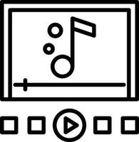 Music player Vector Icon Design